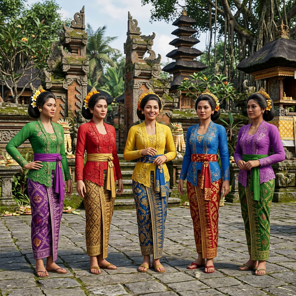 Balinese Women Pack 3D Models